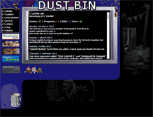 Tablet Screenshot of dust-bin.com